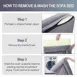 Orthopedic Plush L-Shaped Dog Couch Bed Gray