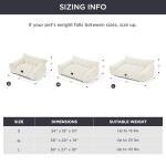 Bedsure Fluffy Dog Couch Sofa for Medium Dogs