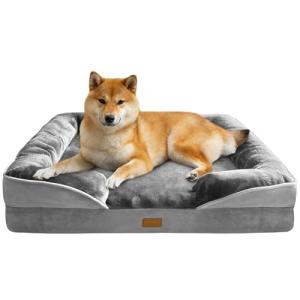Orthopedic Dog Bed with Sides for Large Dogs