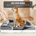 Orthopedic Dog Bed with Sides for Large Dogs