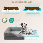 EHEYCIGA XL Memory Foam Dog Bed Couch