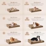 EHEYCIGA Orthopedic Memory Foam Dog Bed XL