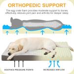 Orthopedic Waterproof Dog Bed for Large Dogs