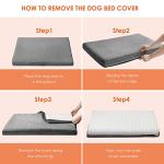 EHEYCIGA XL Orthopedic Dog Bed with Washable Cover