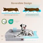 Large Waterproof Orthopedic Dog Bed with Memory Foam