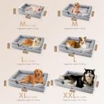Large Waterproof Orthopedic Dog Bed with Memory Foam
