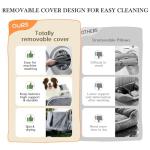 Extra Large Waterproof Orthopedic Dog Bed, Grey