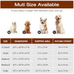 JOLLYVOGUE Calming Donut Bed for Small Pets