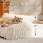 Fluffy Corduroy Pet Sofa Bed for Small Dogs