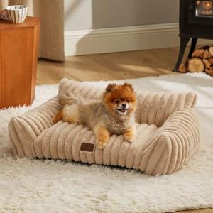 Fluffy Pet Sofa for Small Dogs and Cats