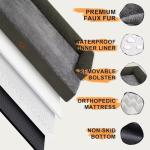 Waterproof Orthopedic Small Dog and Cat Bed