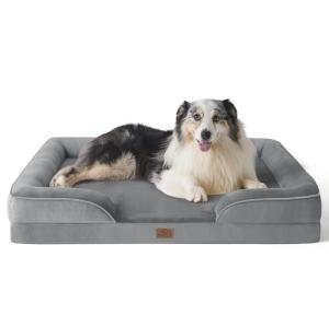 Bedsure Extra Large Orthopedic Dog Bed - Grey