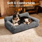 MewooFun Fluffy Dog Bed with Washable Cover