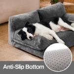 MewooFun Fluffy Dog Bed with Washable Cover
