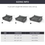 Fluffy Small Dog Sofa - Removable Cover, Warm Grey