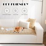 Washable Non-Slip Couch Cover for Dogs