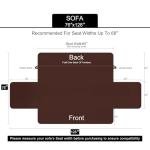 Reversible Dog Sofa Cover with Elastic Straps