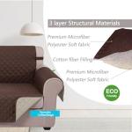 Reversible Dog Sofa Cover with Elastic Straps