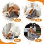 4-Step Dog Stairs for Small Dogs and Cats