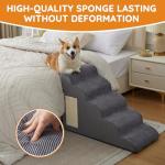 4-Step Dog Stairs for Small Dogs and Cats