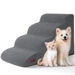 Aodisman 4-Step Dog Stairs for Bed and Couch
