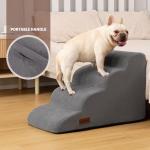 Aodisman 4-Step Dog Stairs for Bed and Couch