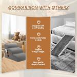 Extra Wide Dog Stairs Ramp for Beds and Couches