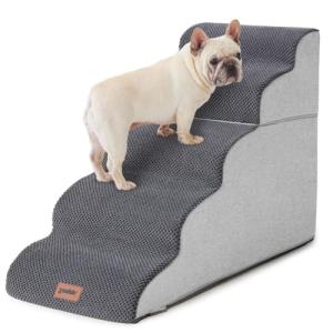 ZOMISIA Non-Slip Dog Stairs Ramp for High Beds