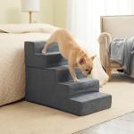 EHEYCIGA 5-Step Non-Slip Dog Stairs