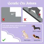 Dog Stairs for Small Dogs - 4 Steps Ramp