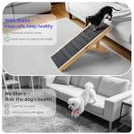 Foldable Dog Ramp with Adjustable Heights and Non-Slip Pad