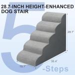 5-Step Dog Stairs for Beds and Couches