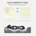 Large Memory Foam Orthopedic Dog Bed with Toy