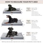 Orthopedic Waterproof Extra Large Dog Bed, Light Grey