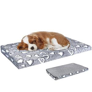 Reversible Dog Bed Mat for All Sizes, Grey