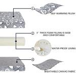 Reversible Dog Bed Mat for All Sizes, Grey