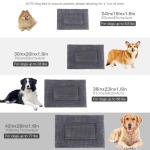 Reversible Memory Foam Dog Crate Pad, 24"x18
