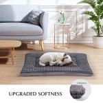 Reversible Memory Foam Dog Crate Pad, 24"x18