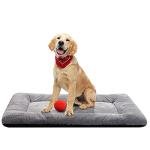 Cozy Gray Dog Bed Pad for Medium/Large Dogs
