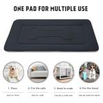 JoicyCo Large Soft Dog Crate Pad - Dark Gray