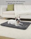 Ultra Soft Washable Dog Bed Mat - Gray