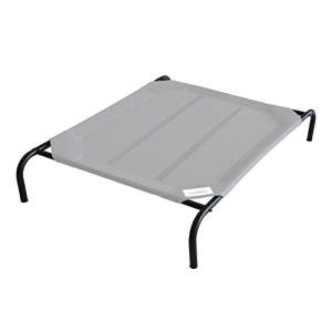 Coolaroo Elevated Dog Bed – Breathable, Joint Relief, Gray