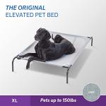 Coolaroo Elevated Dog Bed – Breathable, Joint Relief, Gray