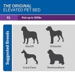 Coolaroo Elevated Dog Bed – Breathable, Joint Relief, Gray