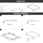 Pettycare Elevated Outdoor Dog Bed for Big Dogs