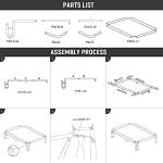Pettycare Waterproof Elevated Dog Bed for Large Dogs