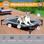 K&H Elevated Dog Cot for Large Dogs - Gray
