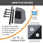 K&H Elevated Dog Cot for Large Dogs - Gray