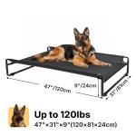 Veehoo Elevated Cooling Dog Bed for Large Dogs