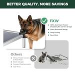 Chew-Proof Elevated Dog Bed for Large Dogs